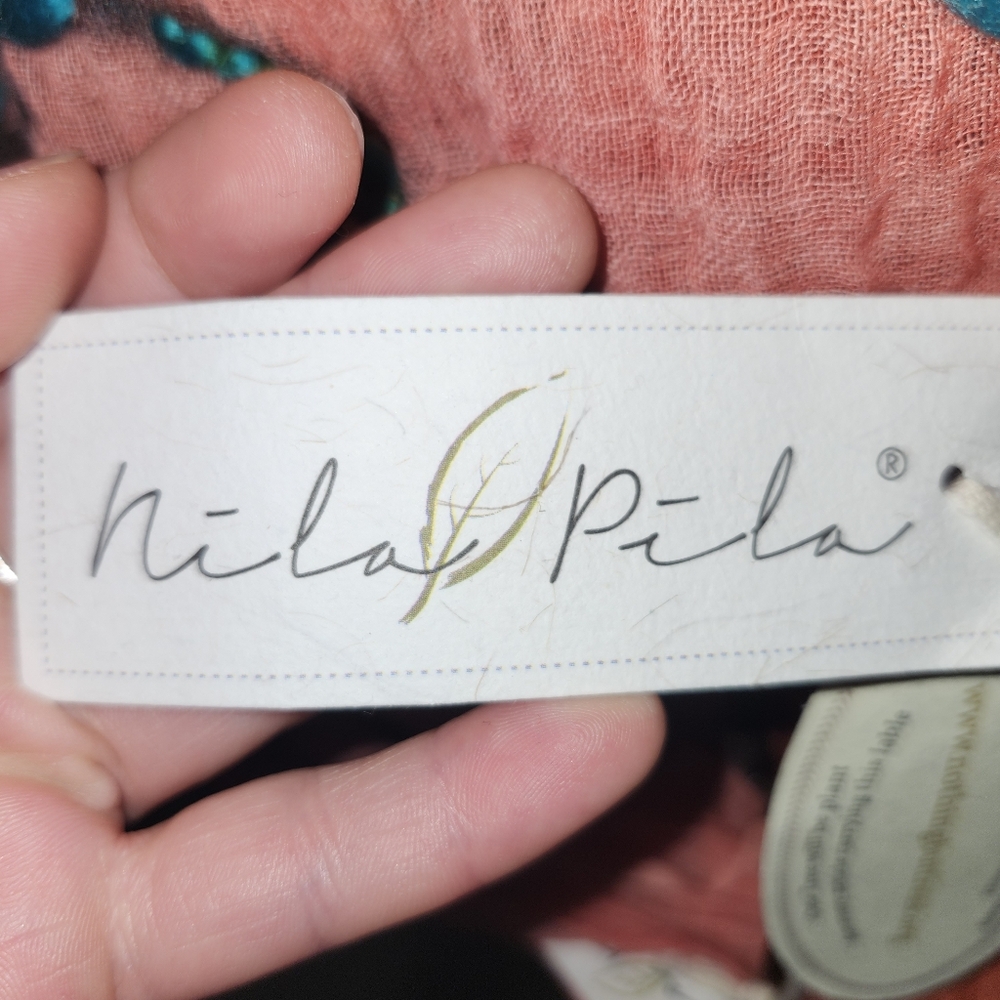 Vintage Nila Pila 100% Wool Scarf - Picture 3 of 5